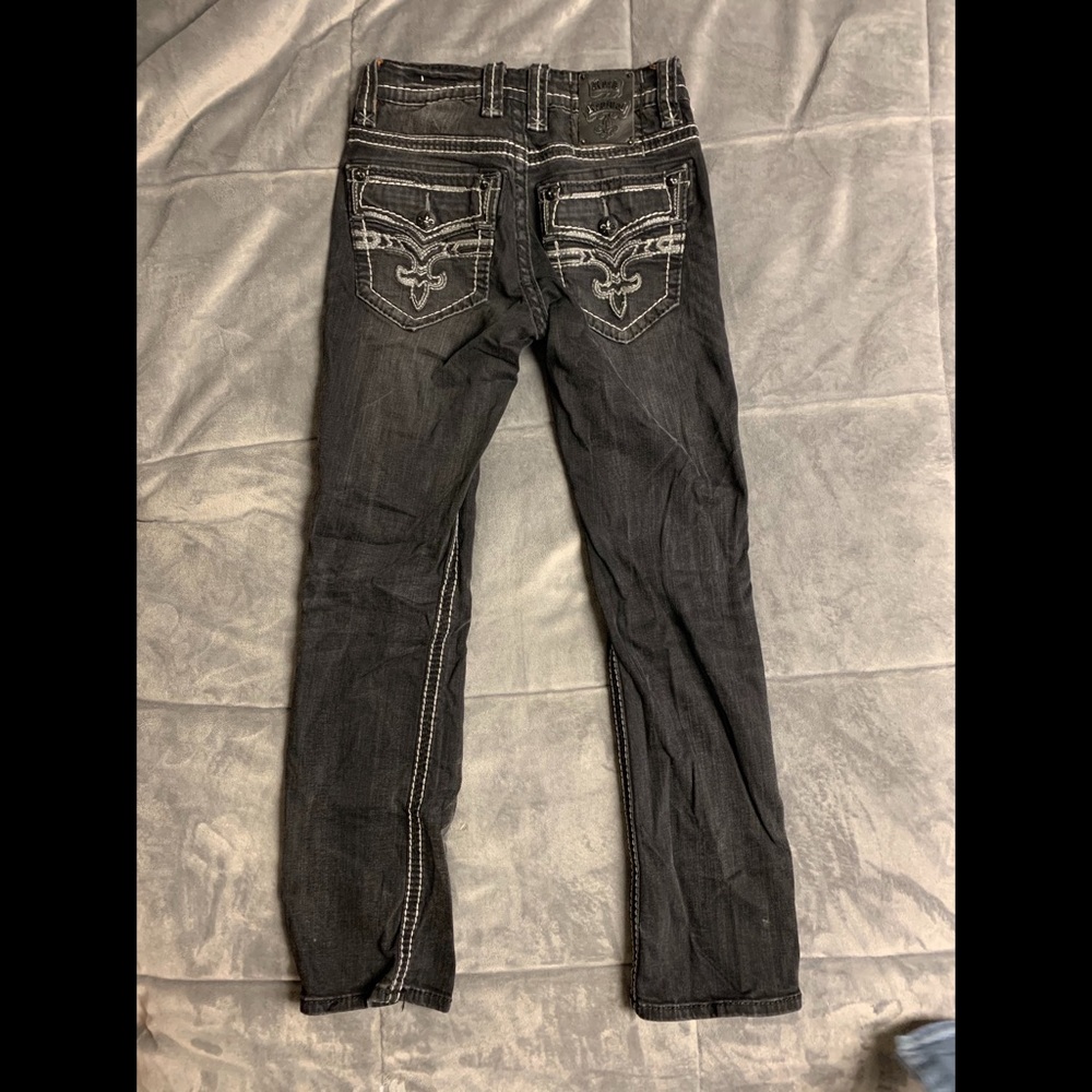 Rock revival men’s jeans